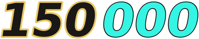 150000 logo